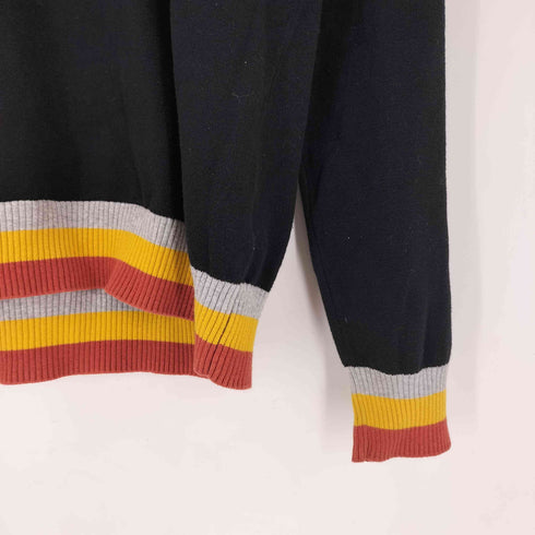 デシグアル Desigual フロントデザイン刺繍 クルーネックニット セーター Y2K メンズ import:XL