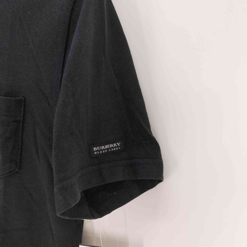バーバリーブラックレーベル BURBERRY BLACK LABEL ヘンリーネック 半袖Tシャツ メンズ JPN:2