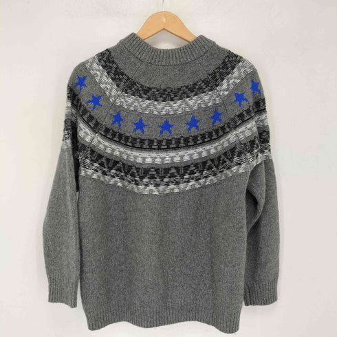 バーニーズニューヨーク BARNEYS NEWYORK スター ノルディック柄 ニット セーター メンズ JPN:S