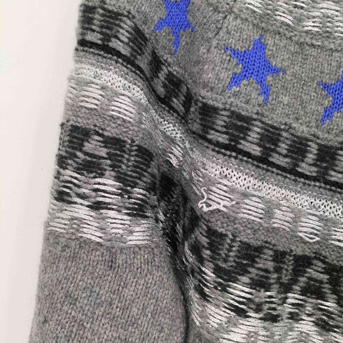 バーニーズニューヨーク BARNEYS NEWYORK スター ノルディック柄 ニット セーター メンズ JPN:S