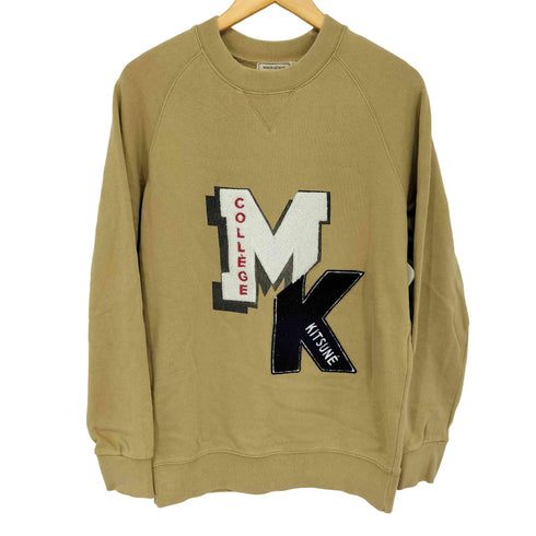 メゾンキツネ MAISON KITSUNE COLLÈGE MK SWEATSHIRT スウェット メンズ import:S