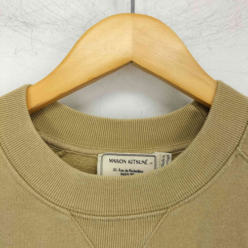 メゾンキツネ MAISON KITSUNE COLLÈGE MK SWEATSHIRT スウェット メンズ import:S