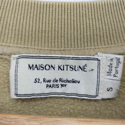 メゾンキツネ MAISON KITSUNE COLLÈGE MK SWEATSHIRT スウェット メンズ import:S