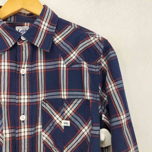 リー Lee ウエスタン 長袖 チェックシャツ メンズ import:L
