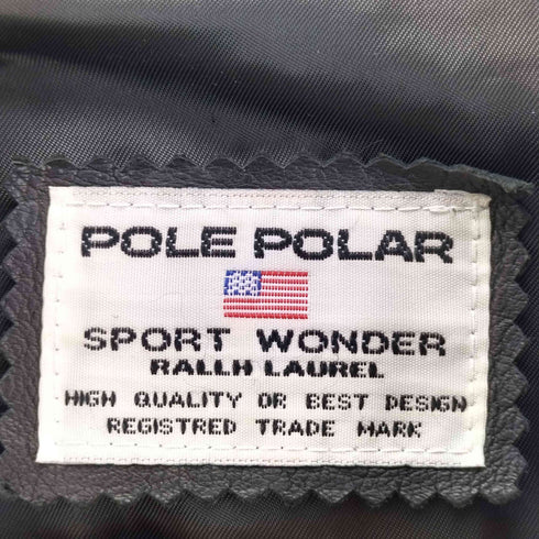 POLE POLAR ポール ポーラー ラムレザーハーフコート レディース