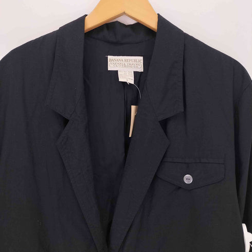 バナナリパブリック BANANA REPUBLIC 80s レーヨン混 テーラードジャケット レディース M