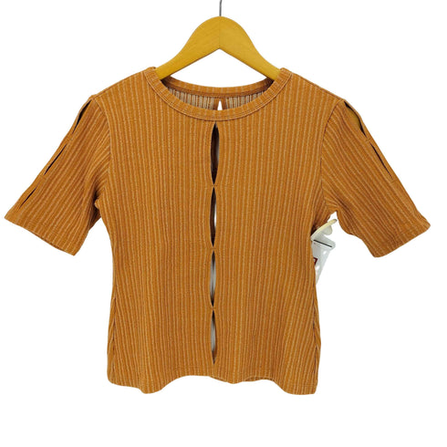ルシェルブルー LE CIEL BLEU Slit Rib Top スリットリブトップ レディース 36