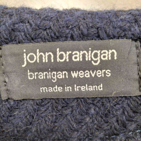 John Branigan ジョンブラニガン HIGHNECK VCOAT ウール混 チェック柄 ハイネック Vコート レディース