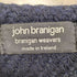 John Branigan ジョンブラニガン HIGHNECK VCOAT ウール混 チェック柄 ハイネック Vコート レディース