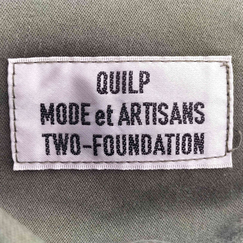 QUILP MODE et ARTISANS TWO-FOUNDATION クイルプ コットンオーバートラウザーパンツ メンズ ONE SIZE