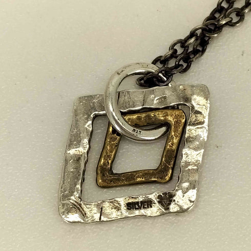 VIVIFY ビビファイ silver刻印 DAIAMOND NECKLACE ダイヤモンドネックレス メンズ
