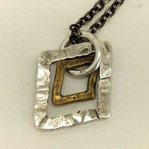 VIVIFY ビビファイ silver刻印 DAIAMOND NECKLACE ダイヤモンドネックレス メンズ