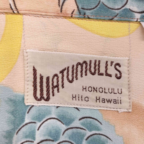 サンサーフ SUN SURF WATUMULL'S DRAGON THUNDER スペシャルエディション ドラゴンサンダー アロハシャツ メンズ import:L