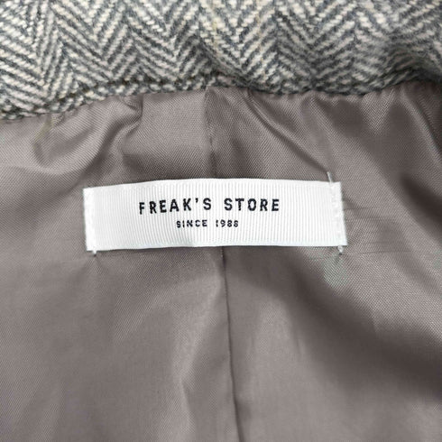 フリークスストア FREAKS STORE ヘリンボーン チェック ダブル テーラードジャケット レディース FREE