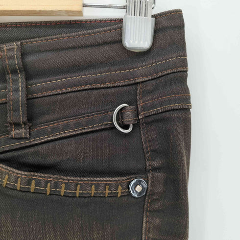 マリテフランソワジルボー MARITHE FRANCOIS GIRBAUD LE JEAN DE ギミック スキニーパンツ レディース M