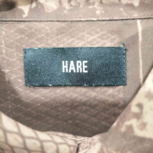 ハレ HARE ウォールアートガラシャツ メンズ