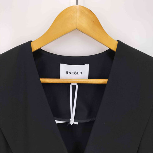エンフォルド ENFOLD 23SS ASYMMEETRY SAILOR-COLLAR JACKET 23SS アシンメトリー セーラーカラー ジャケット レディース JPN:36