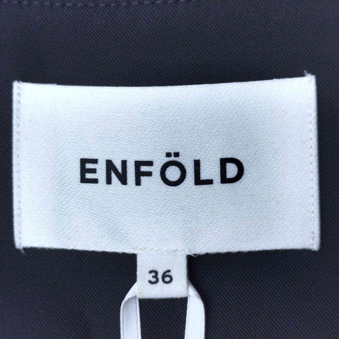 エンフォルド ENFOLD 23SS ASYMMEETRY SAILOR-COLLAR JACKET 23SS アシンメトリー セーラーカラー ジャケット レディース JPN:36