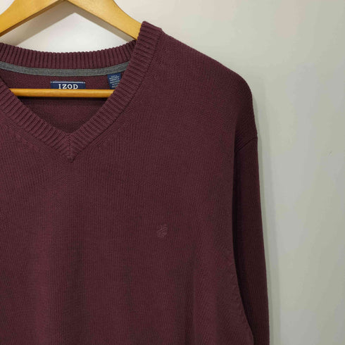 アイゾッド IZOD Vネック ニット セーター メンズ import:XL
