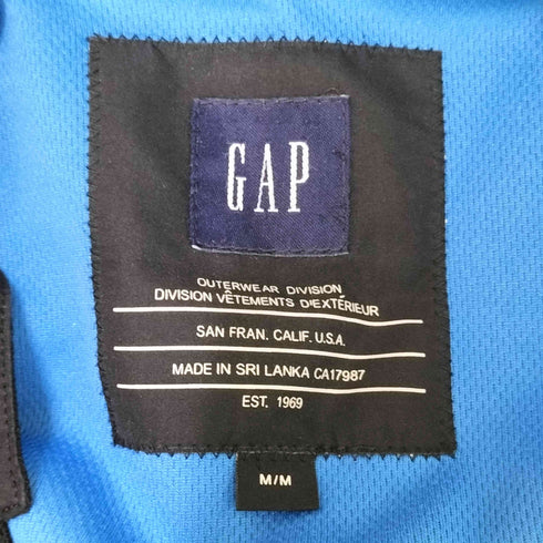ギャップ Gap 00S OLD DOUBLE ZIP BLOUSON ダブルジップ スタンドカラー ブルゾン メンズ import:M