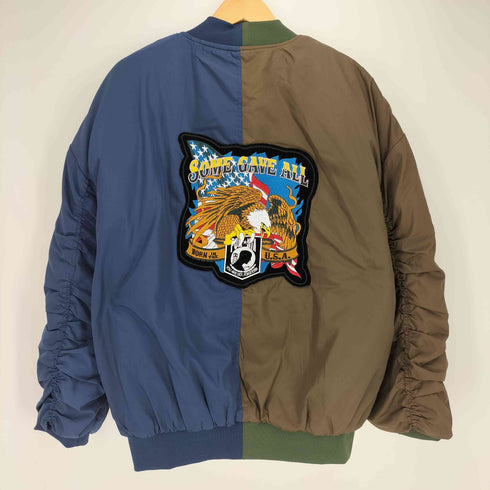 S/omething MY FASHION ワッペン 再構築 MA-1 メンズ JPN:1