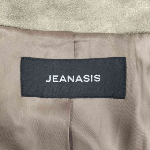 ジーナシス JEANASIS ステッチスエードジャケット レディース FREE