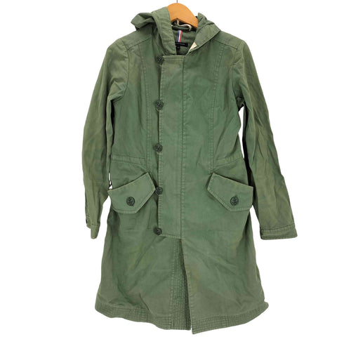 トミーヒルフィガー TOMMY HILFIGER ライナー付き ジップアップ フーデッドコート レディース M