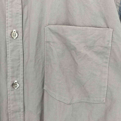 コムデギャルソンオム COMME des GARCONS HOMME AD1995 田中オム 袖ストライプ 切り替えデザイン コットンレギュラーカラーシャツ メンズ