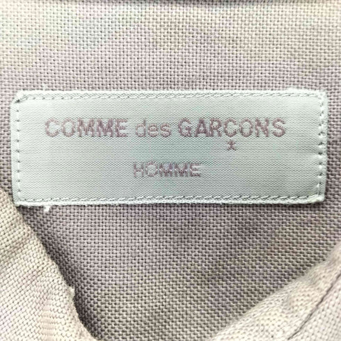 コムデギャルソンオム COMME des GARCONS HOMME AD1995 田中オム 袖ストライプ 切り替えデザイン コットンレギュラーカラーシャツ メンズ
