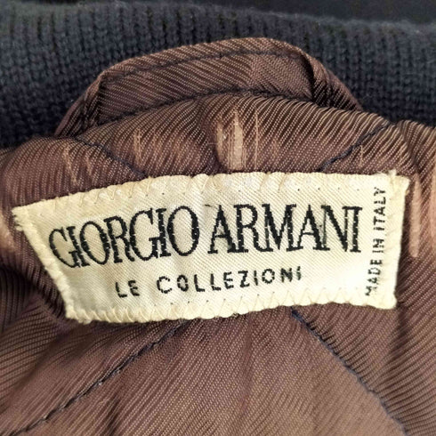 ジョルジオアルマーニ Giorgio Armani OLD オーバーサイズ 裏地キルティング ジップアップブルゾン メンズ