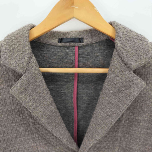 ポールスミス Paul Smith ナイロン混 ウール ブークレニット 3Bテーラードジャケット メンズ S