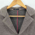 ポールスミス Paul Smith ナイロン混 ウール ブークレニット 3Bテーラードジャケット メンズ S