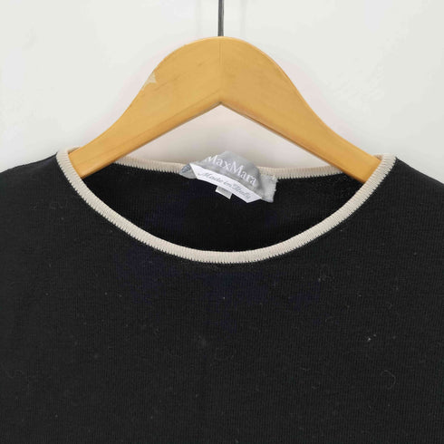 マックスマーラ MAX MARA イタリア製 リンガー ニット タンクトップ レディース M