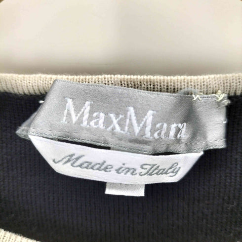 マックスマーラ MAX MARA イタリア製 リンガー ニット タンクトップ レディース M