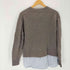 ポールスミス Paul Smith シャツコンビ Vネックニット レディース M
