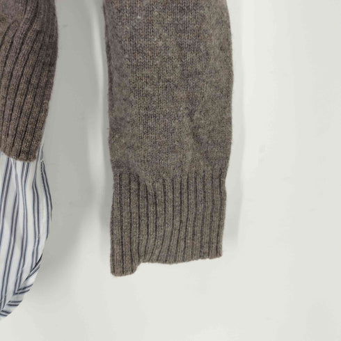 ポールスミス Paul Smith シャツコンビ Vネックニット レディース M