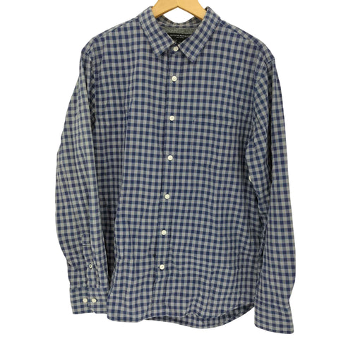 バナナリパブリック BANANA REPUBLIC SOFT WASH チェック柄 長袖シャツ メンズ import:XL