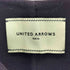 ユナイテッドアローズ UNITED ARROWS ダブルフェイス ノーカラーコート レディース 38