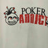 90s HONG KONG COTTON シングルステッチ POKER ADDICT 半袖 Tシャツ メンズ