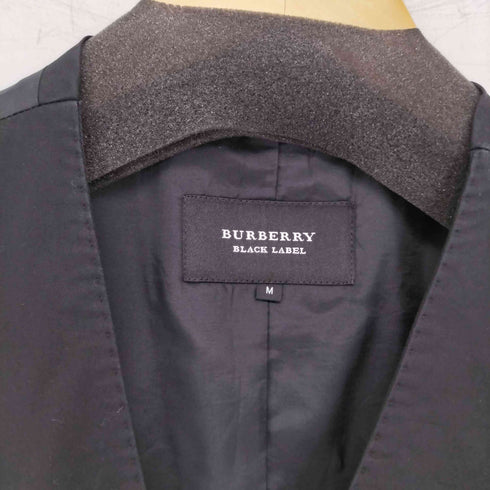 バーバリーブラックレーベル BURBERRY BLACK LABEL ギャバジン スーツベスト ジレ メンズ import:M
