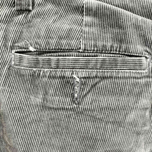 エディーバウアー Eddie Bauer 00S STRAIGHT FIT ツータック コーデュロイ ワイド パンツ メンズ 35/32
