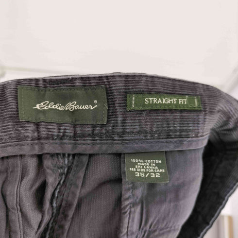 エディーバウアー Eddie Bauer 00S STRAIGHT FIT ツータック コーデュロイ ワイド パンツ メンズ 35/32