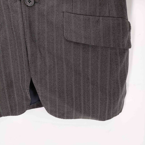 ポールスミス Paul Smith 裏地花柄 ストライプ 2Bテーラードジャケット メンズ S