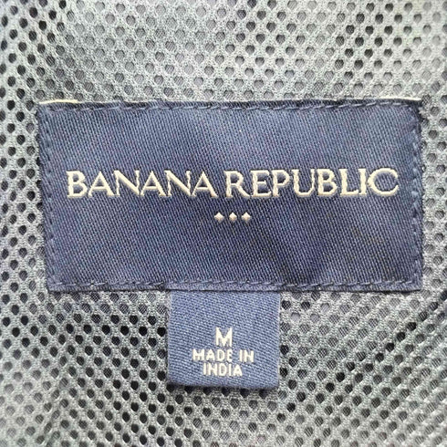 バナナリパブリック BANANA REPUBLIC 裏地 キルティング ジップアップ ミリタリー ジャケット メンズ import:M