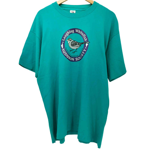 フルーツオブザルーム FRUIT OF THE LOOM 90s USA製 シングルステッチ プリント 半袖 Tシャツ メンズ import:XL