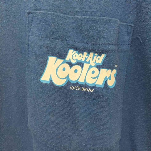 ジャージーズ JERZEES 80s USA製 袖シングル Kool-Aid Koolers プリント 半袖 ポケットTシャツ メンズ import:M