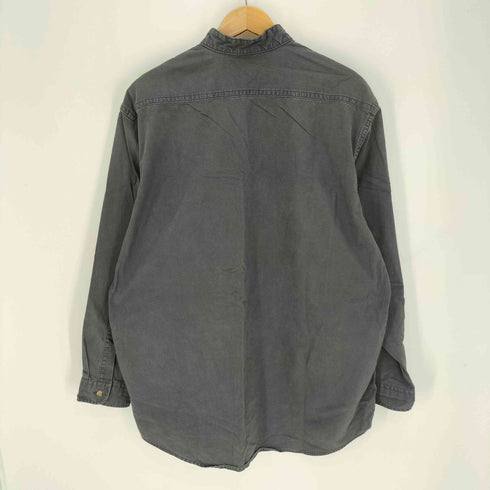カーハート Carhartt 企業ロゴ刺繍 スタンドネック L/S ワークシャツ メンズ