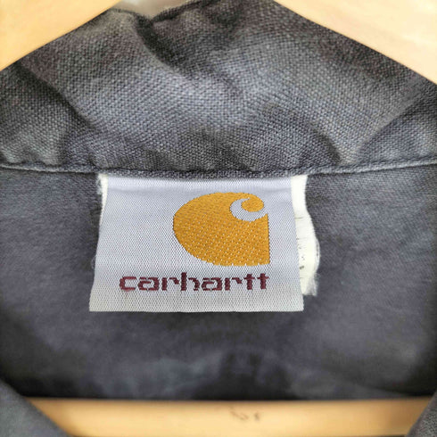 カーハート Carhartt 企業ロゴ刺繍 スタンドネック L/S ワークシャツ メンズ