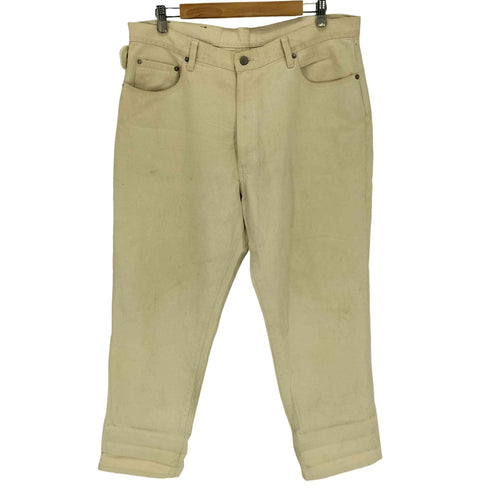 ダブルアールエルラルフローレン RRL RALPH LAUREN USA製 ジップフライ ストレート デニム メンズ 38×30