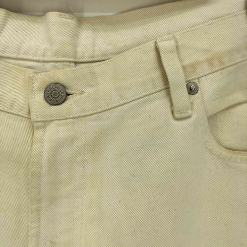 ダブルアールエルラルフローレン RRL RALPH LAUREN USA製 ジップフライ ストレート デニム メンズ 38×30